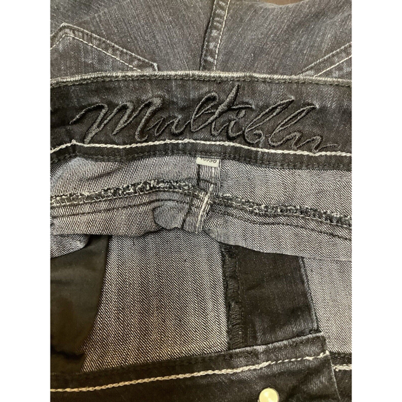 Multiblu Denim - Multiblu Women's Jeans W40 L30 Blue Dark Blue Used Straight Stretch German